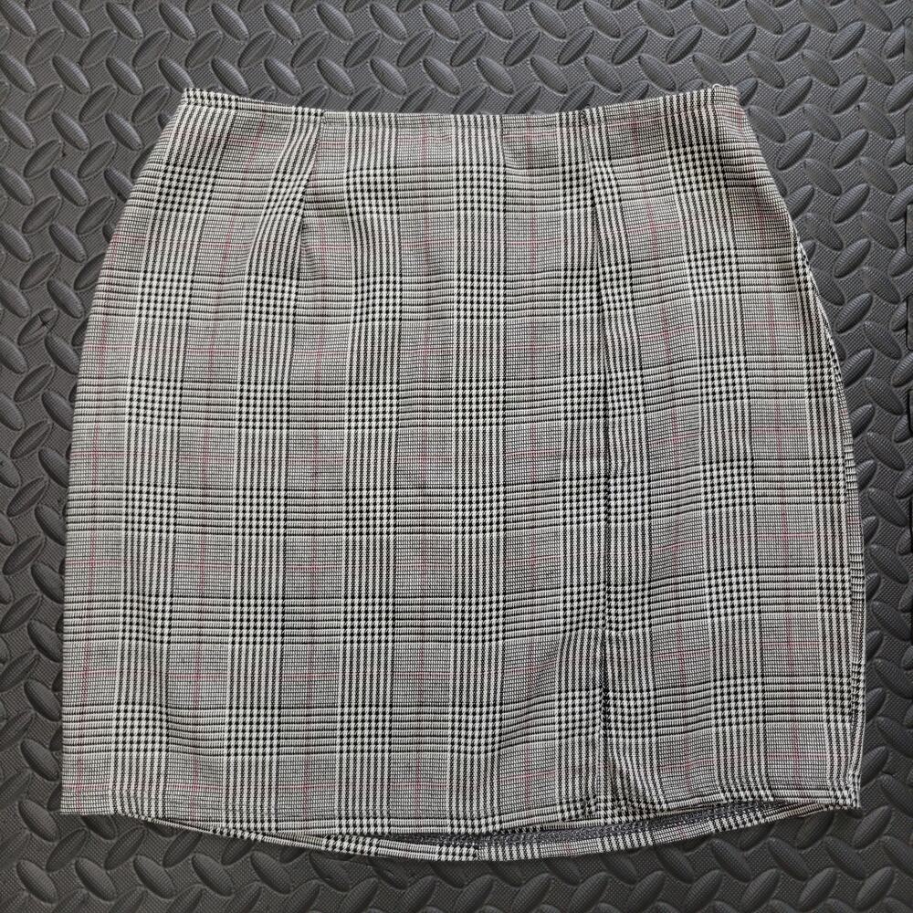 Windsor Plaid Mini Skirt Small Y2K Preppy Clueless Academia Office Houndstooth